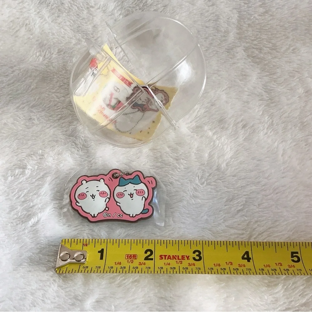 New Nagano chiikawa hachiware waving hands Gachapon mini soft rubber keychain