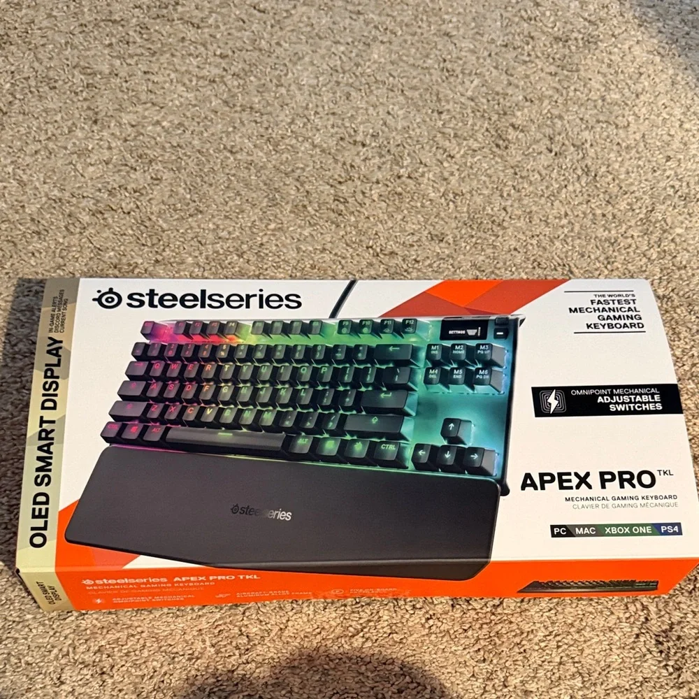 SteelSeries Apex Pro TKL Mechanical Gaming Keyboard - Black