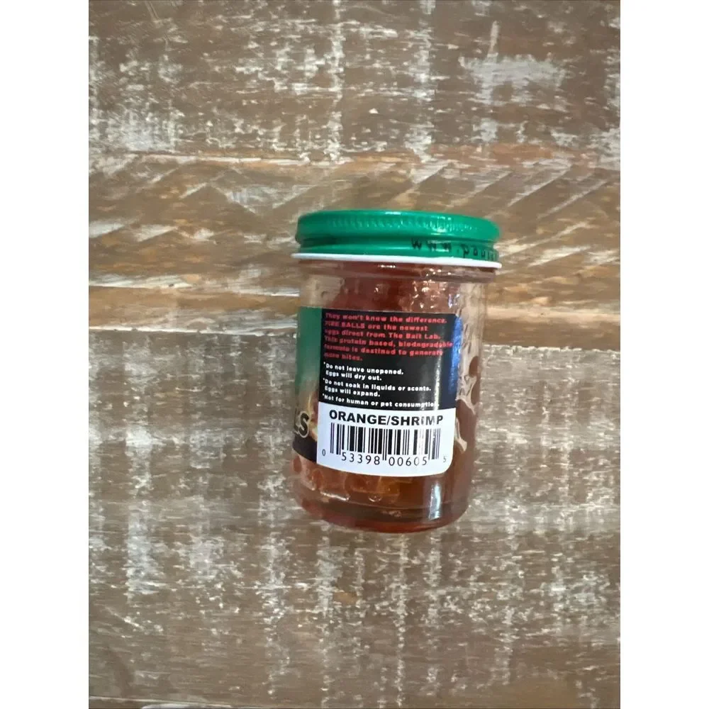 Pautzke Fire Balls‎ Salmon Eggs Trout Bait 1.65 Oz Orange/Shrimp PFBLS/ORG/SHR