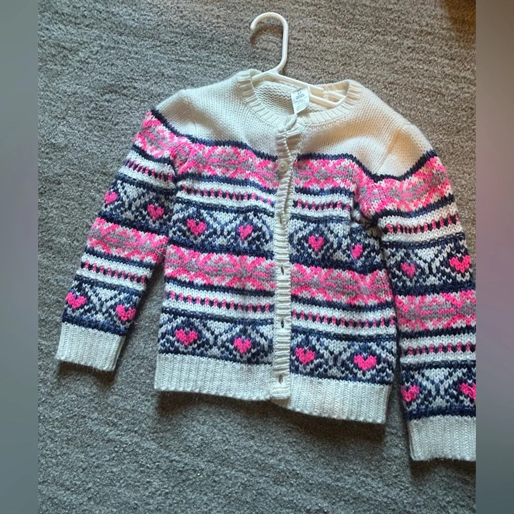OshKosh B'gosh Cream Knit Cardigan