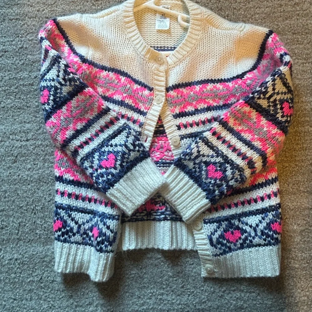 OshKosh B'gosh Cream Knit Cardigan