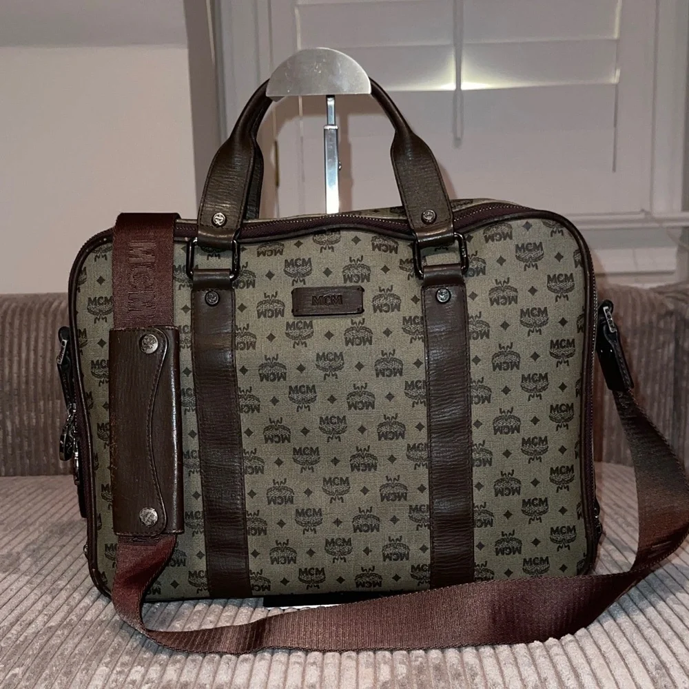 MCM Visetos 2Way Briefcase
