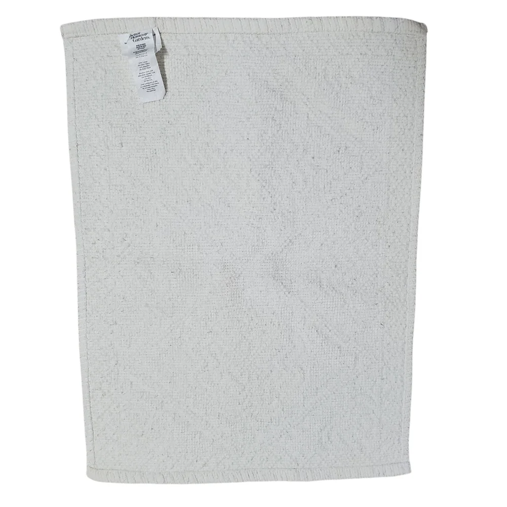 Better Homes And Gardens Textured Off White Bath Mat Set Harbor Crochet