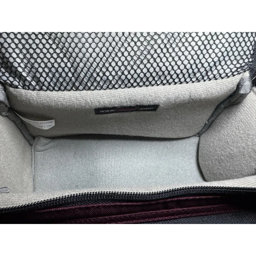 Lowepro Edit 130 Burgundy Camera Bag Adjustable Shoulder Strap Side Pocket