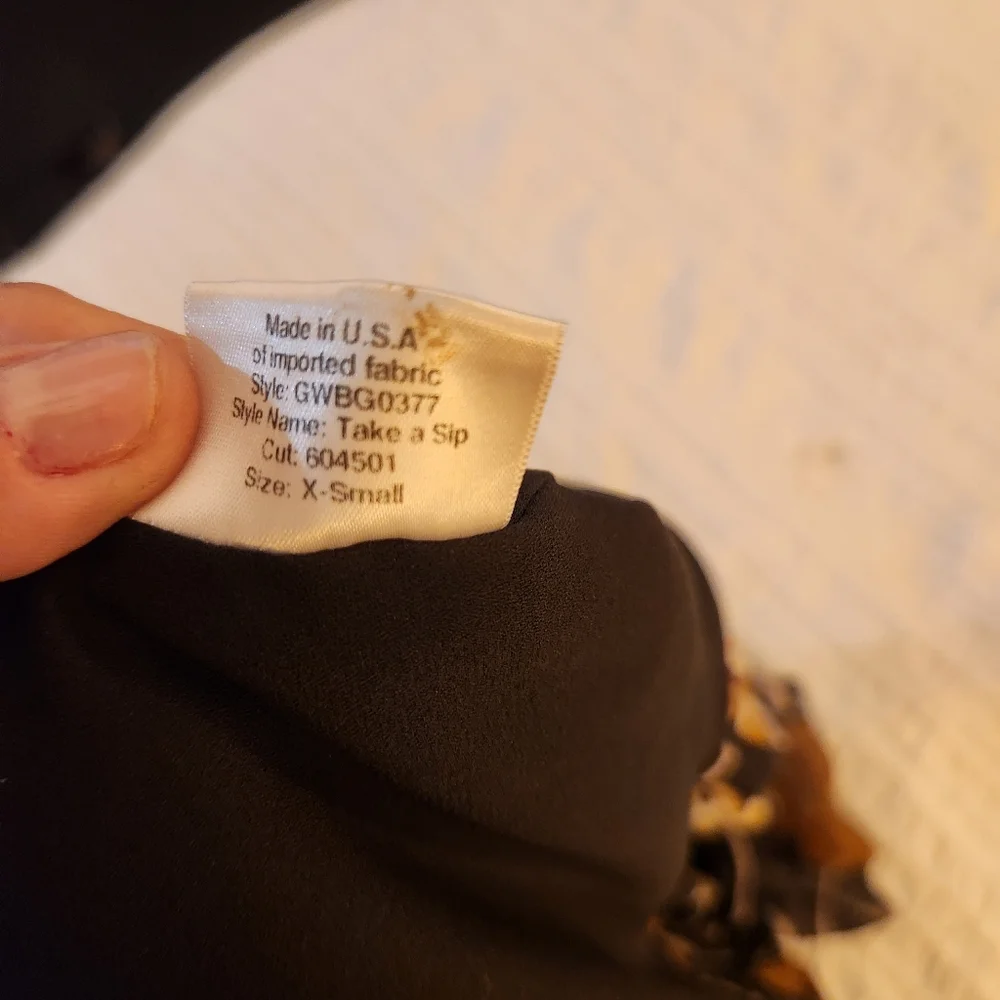 Katie May  Take A Sip Dress In Black  Florak Size Xs