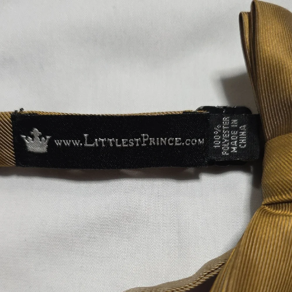 Littlest Prince Couture occasions gold