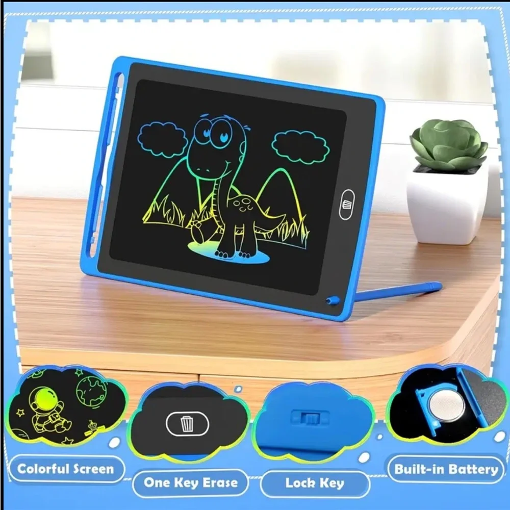 One 8.5” LCD Drawing Tablet for Kids with stylus