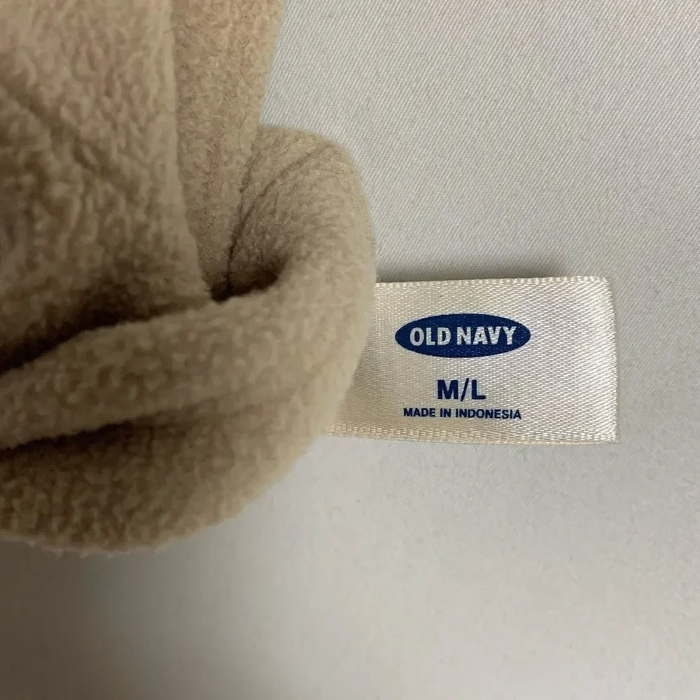 Old Navy tan fleece