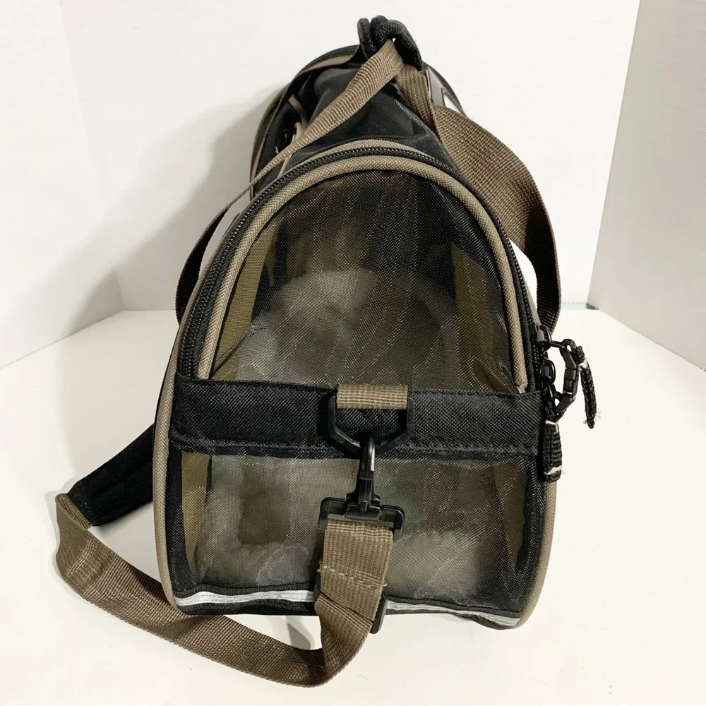 Bergan Dog Carrier Cozy Fleece Bed Shoulder Strap and Top Handles Ventilation 🐶