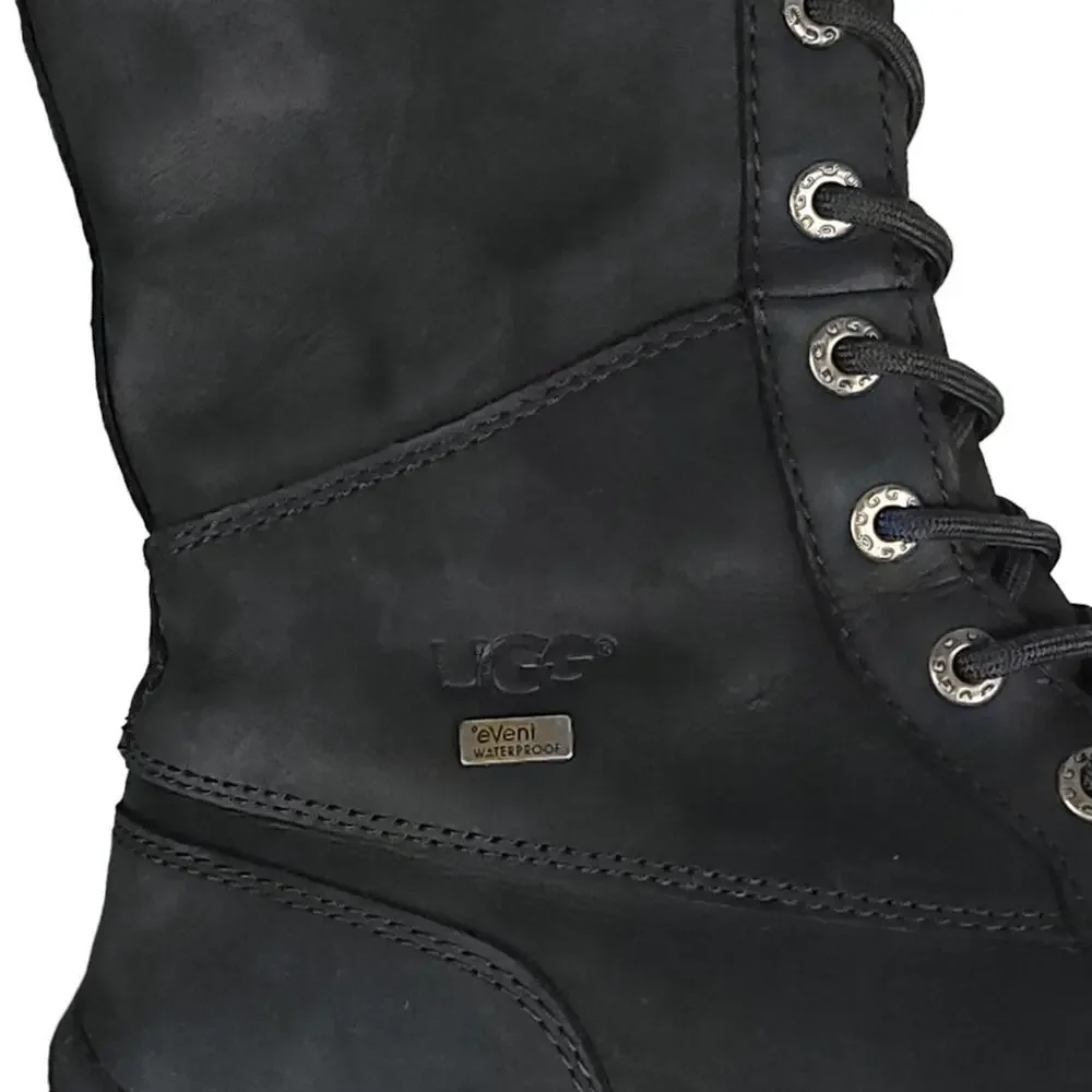 UGG Adirondack III Tall Waterproof Boots Leopard Black Winter Snow Fashion