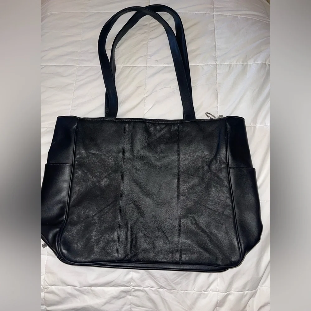 Vintage Bill Blass Black Leather Bag