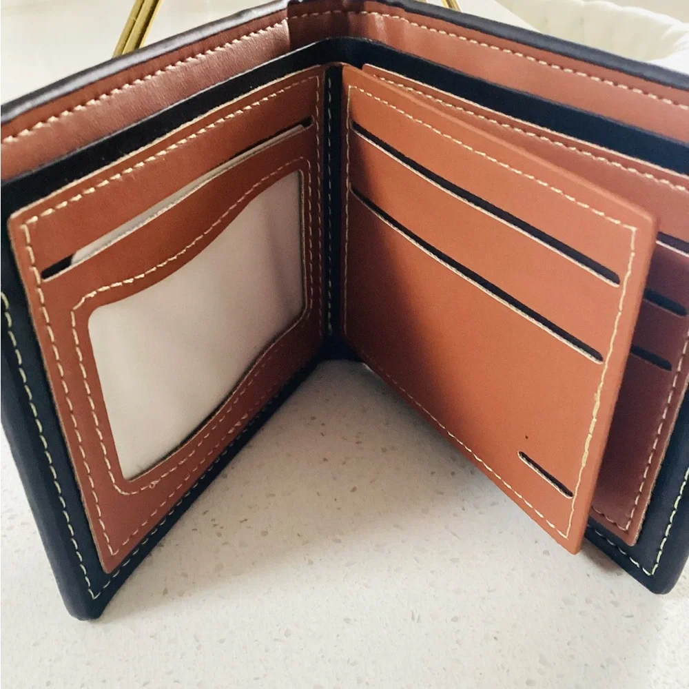 Stylish Black and Brown Patterned money & Card Holder