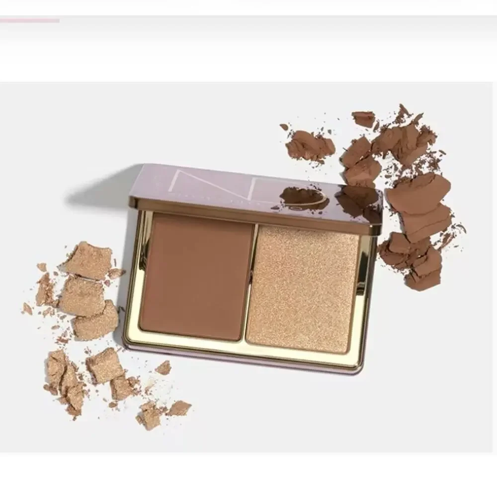 Natasha Denona Alloy Cheek Duo Bronze and Glow Pallet NIB