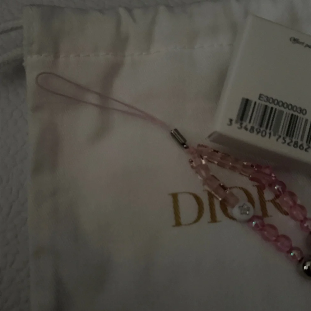 Dior phone charm