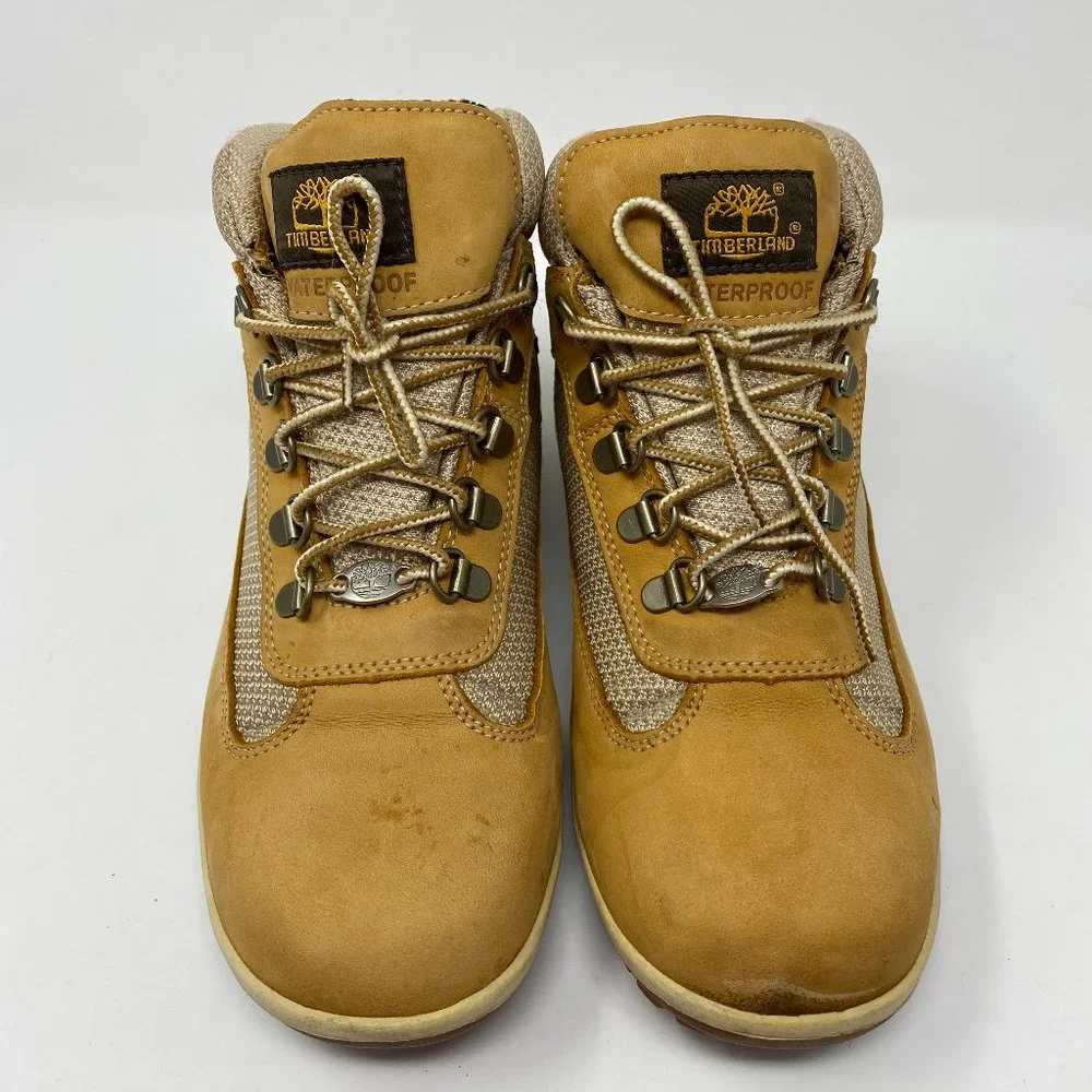 Timberland Waterproof Ankle Boots Hiking Outdoor Genuine Leather Shoes Size 8M