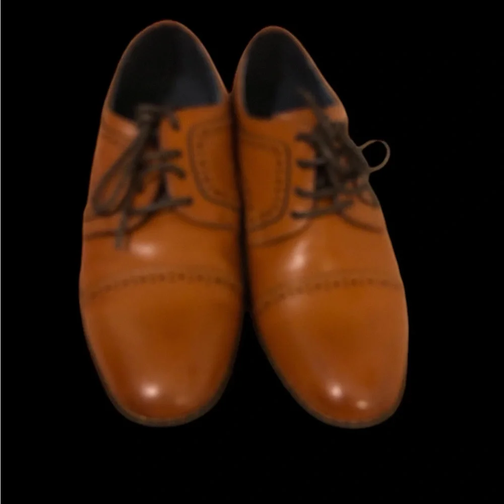 Bruno Marc Boy's Prince-K1 Classic Oxfords Dress Shoe‎ Size 2, Brown