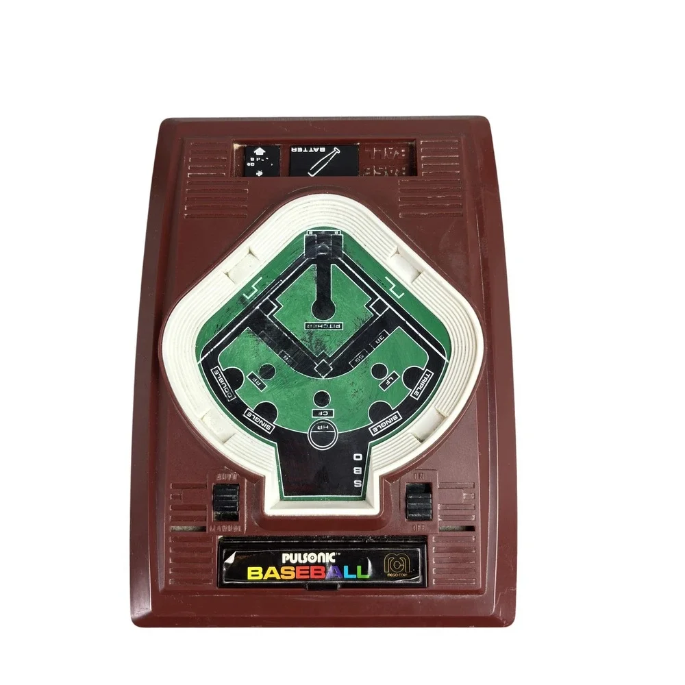 Baseball Pulsonic Electronic Handheld Game Japan 80s tested and working
