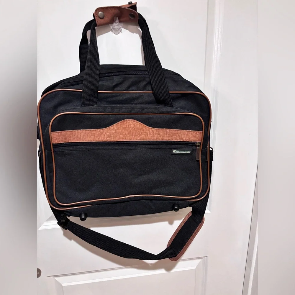 Black‎ and Brown Laptop Men's Bag NWOT
