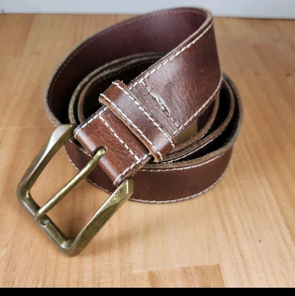 BED STU Shepherd Belt Men's Extra Large Brown Genuine Leather Tooled