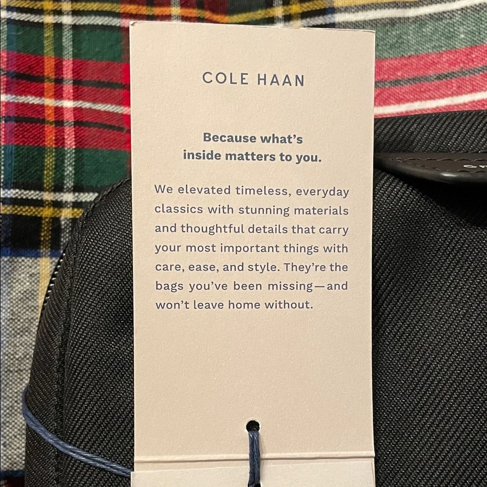 Cole Haan Black Tech Gear Bag