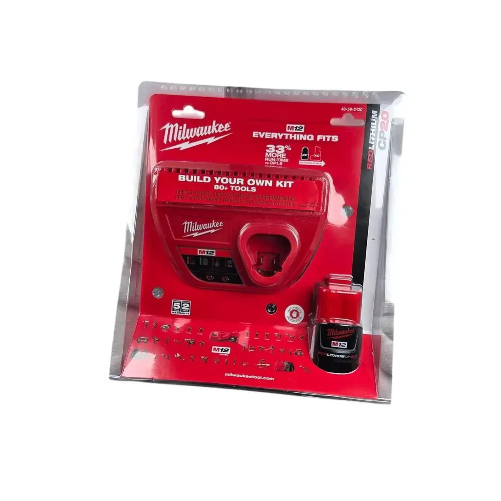 Milwaukee M12 Charger And Battery, Brand New Sealed
