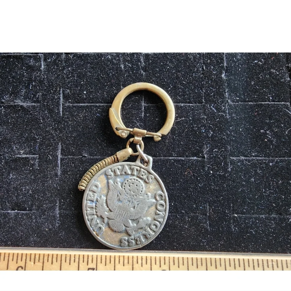Vintage Congressional Keychain Constituent Gift Walter Moeller Ohio Democrat