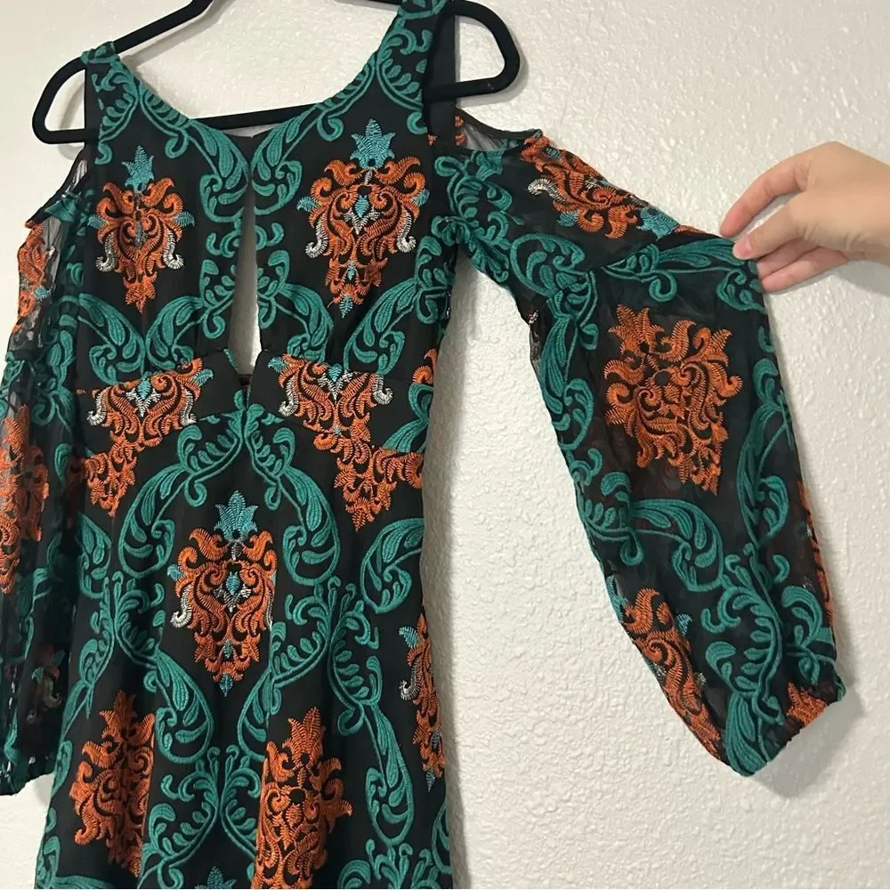 Free People Want to Want Me Embroidered Dress