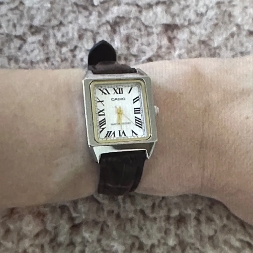 Casio watch numerals