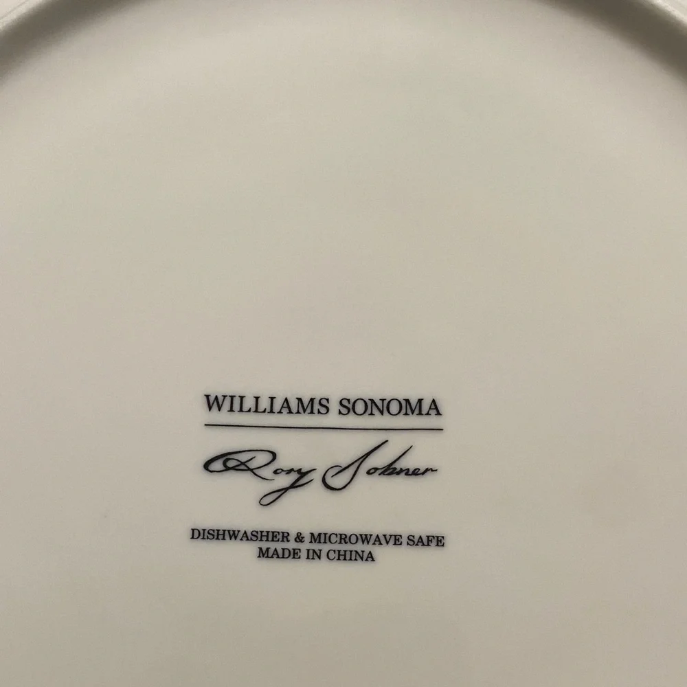 Williams Sonoma Rory Dobner Dapper  Brooklyn Dalmation Dog Plate w/Top Hat 🎩 NEW