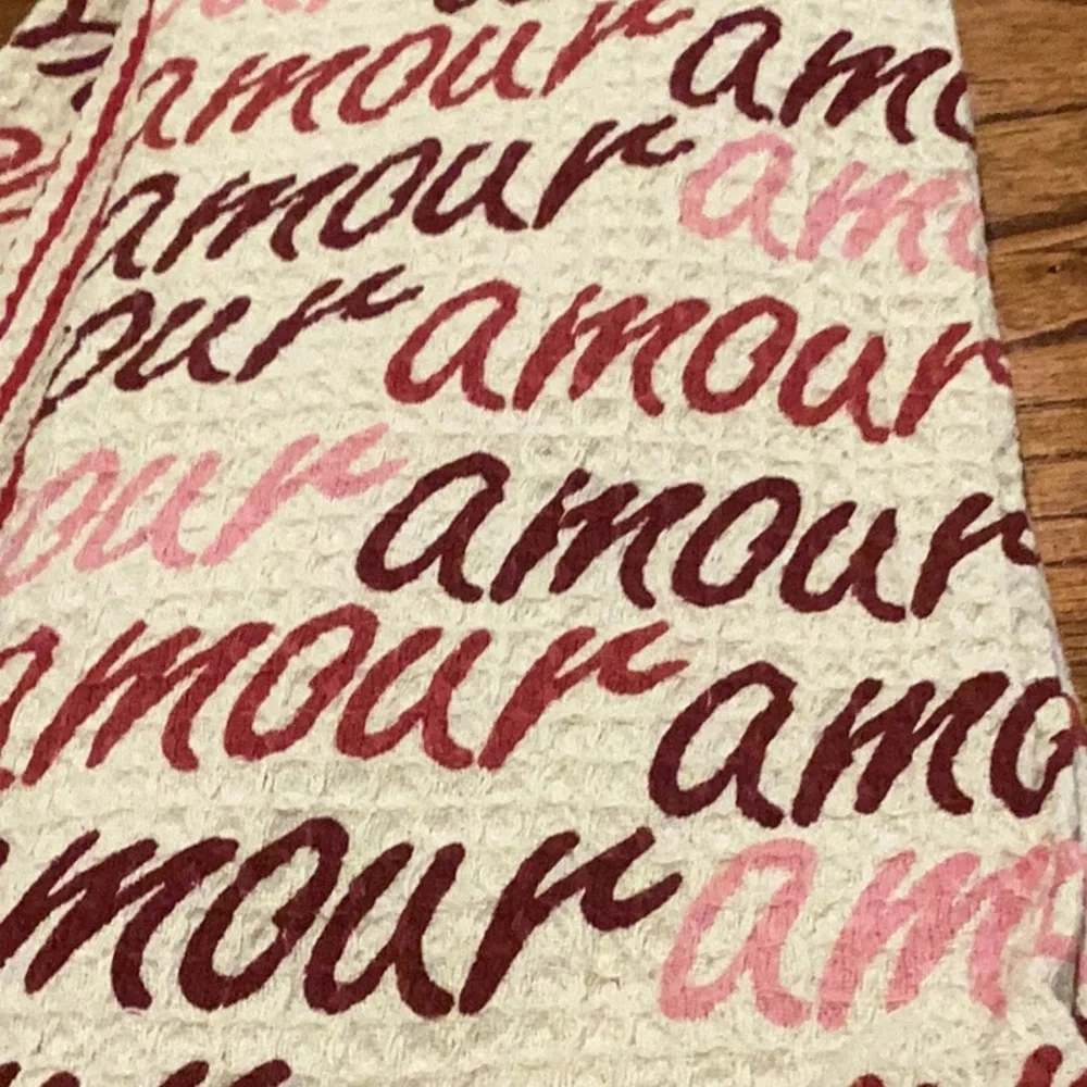 Rachel Zoe Amour Valentine Kitchen Towels - set of 3