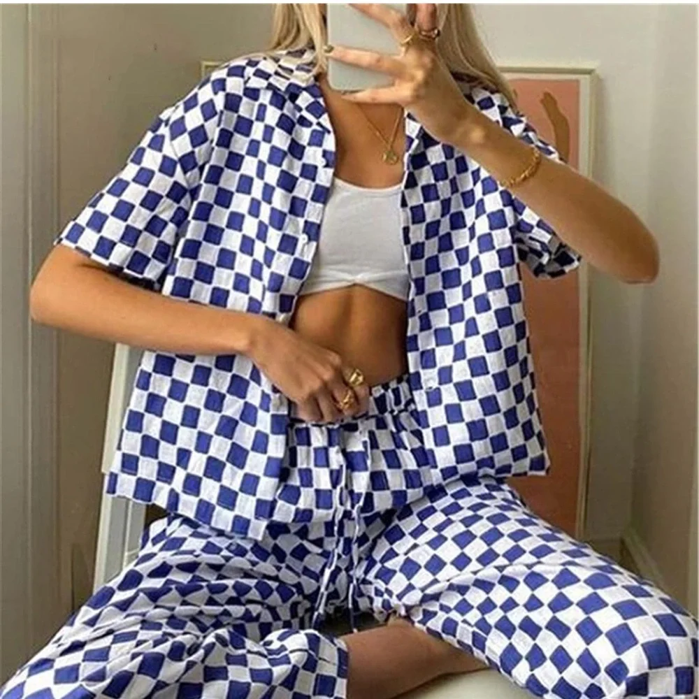 RARE Holiday The Label By Emma Mulholland | Pyjama Check Pant Set | Small