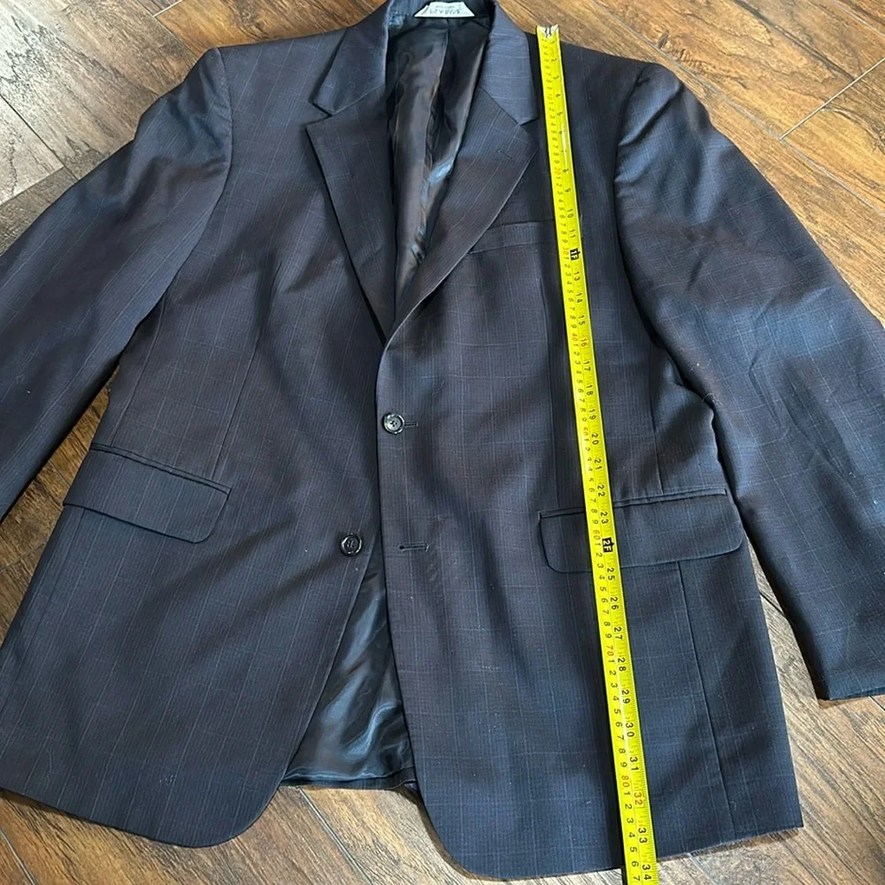 Jos A Bank Vintage Classic Blue Pinstripe Men's Blazer 44L