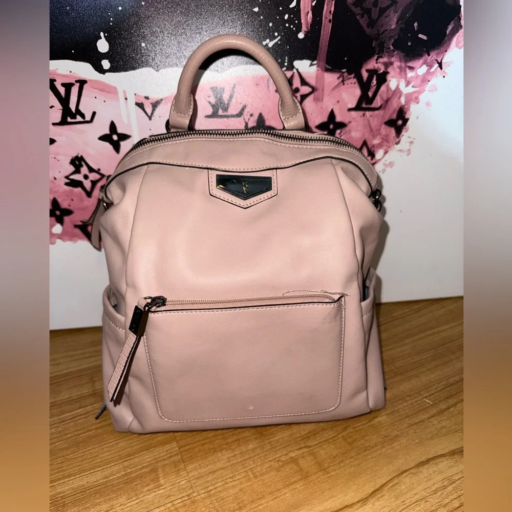 Simply Vera Vera Wang Convertible Backpack - Dusty Rose