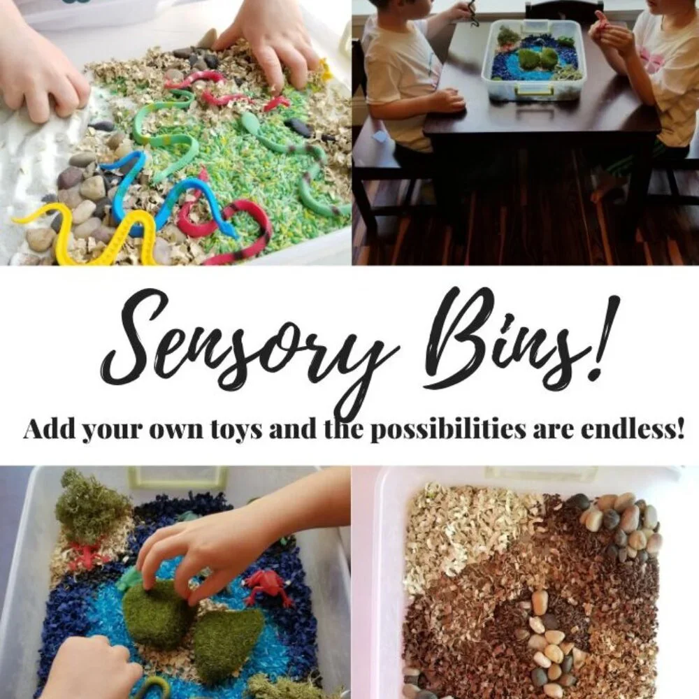 N/A sensory bins