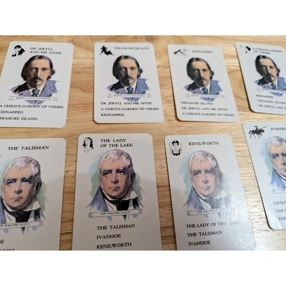 Whitehall Authors card game 1987 Mark Twain case Hong Kong