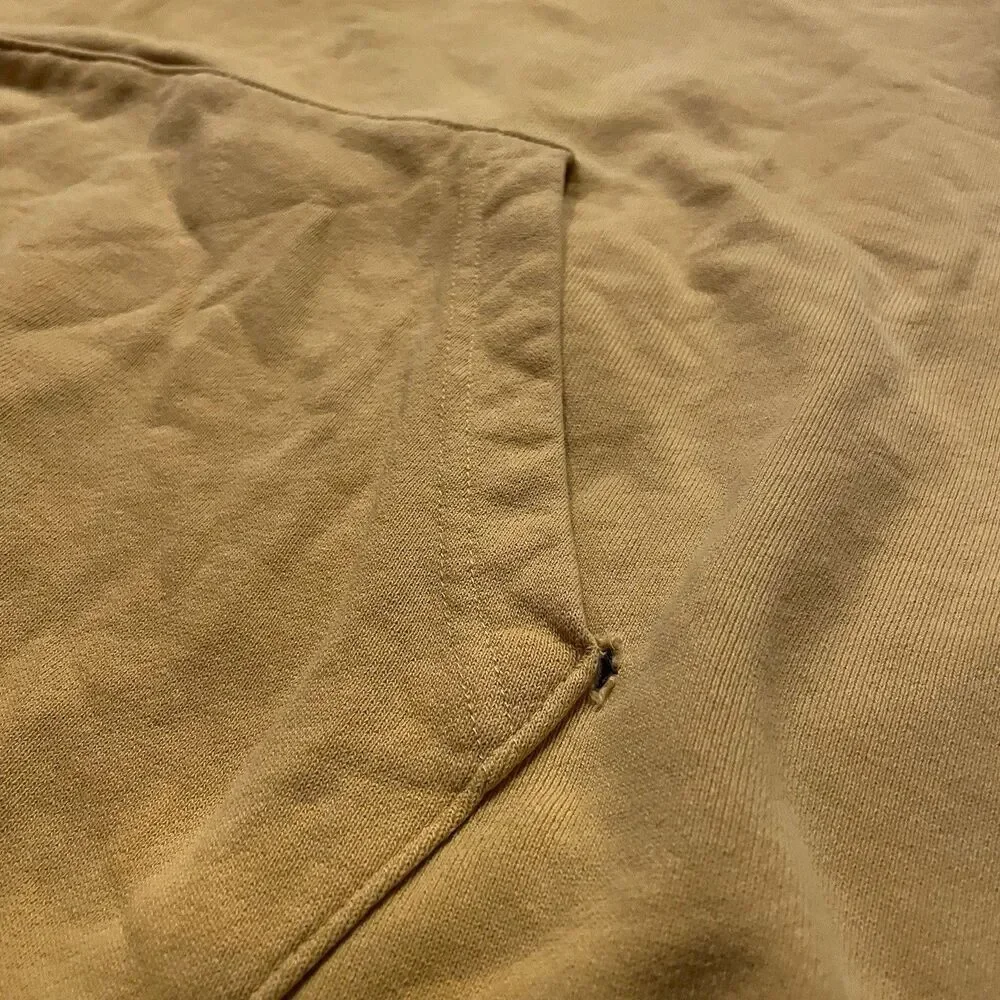 Jordan Flight Fleece Washed Pullover Hoodie Size L - Yellow