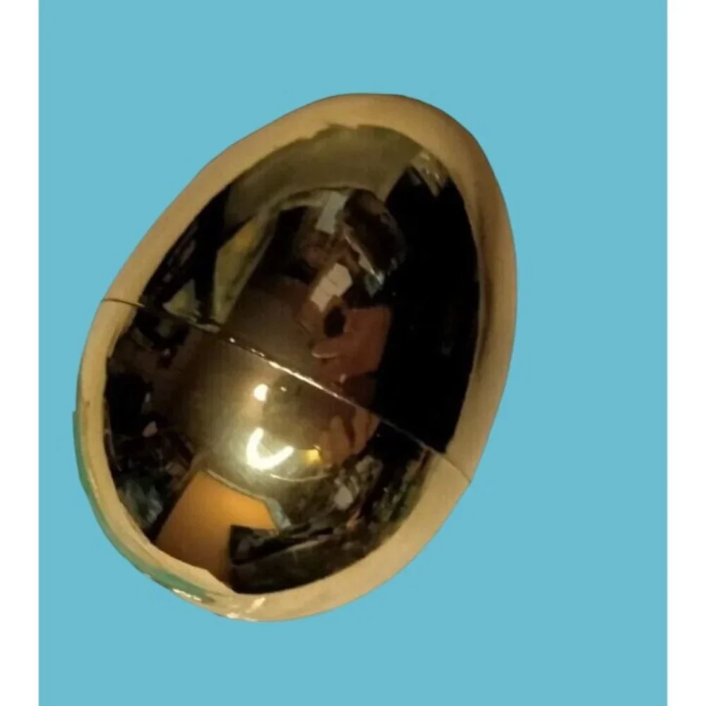 Golden Egg Fillable Easter Hunt Party Favor Gold Prize