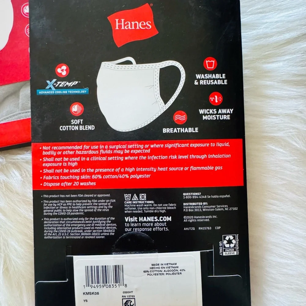 Hanes soft breathable