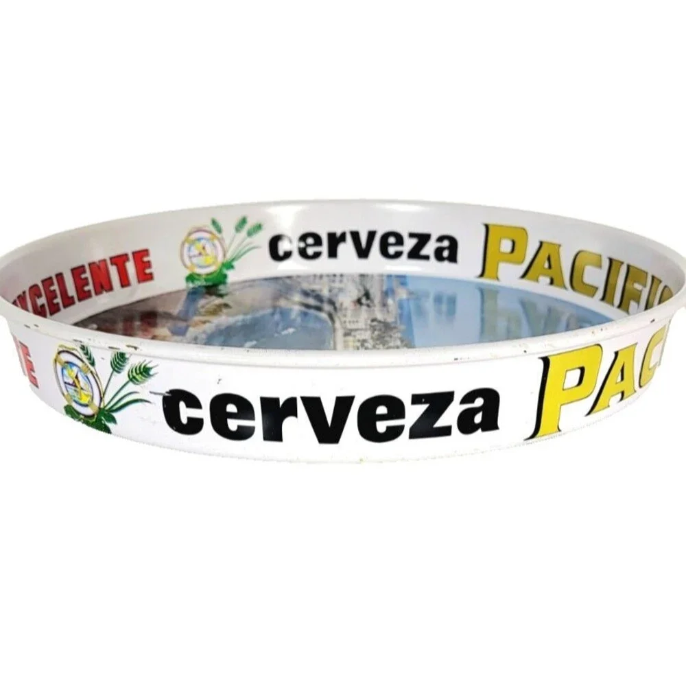 Vtg 80s Pacifico Cerveza  Y Nada Mas! Fina Excellente Sinaloa Mazatlan Beer Tray