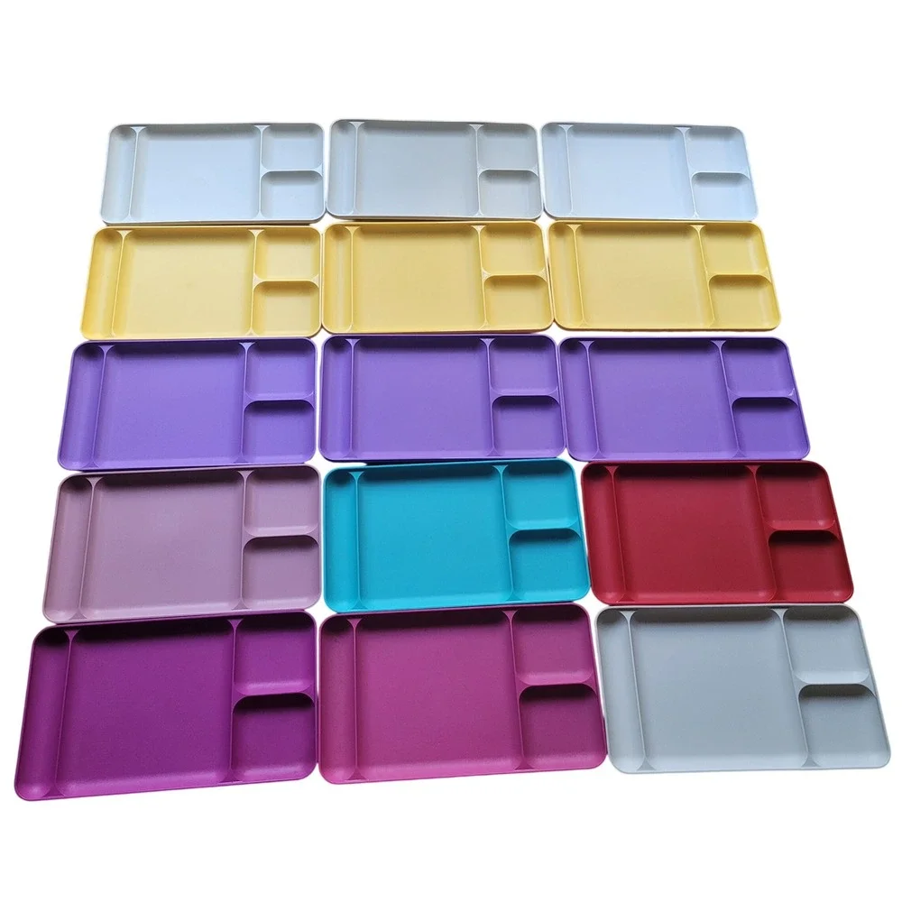 Tupperware compartmentalized plastic
