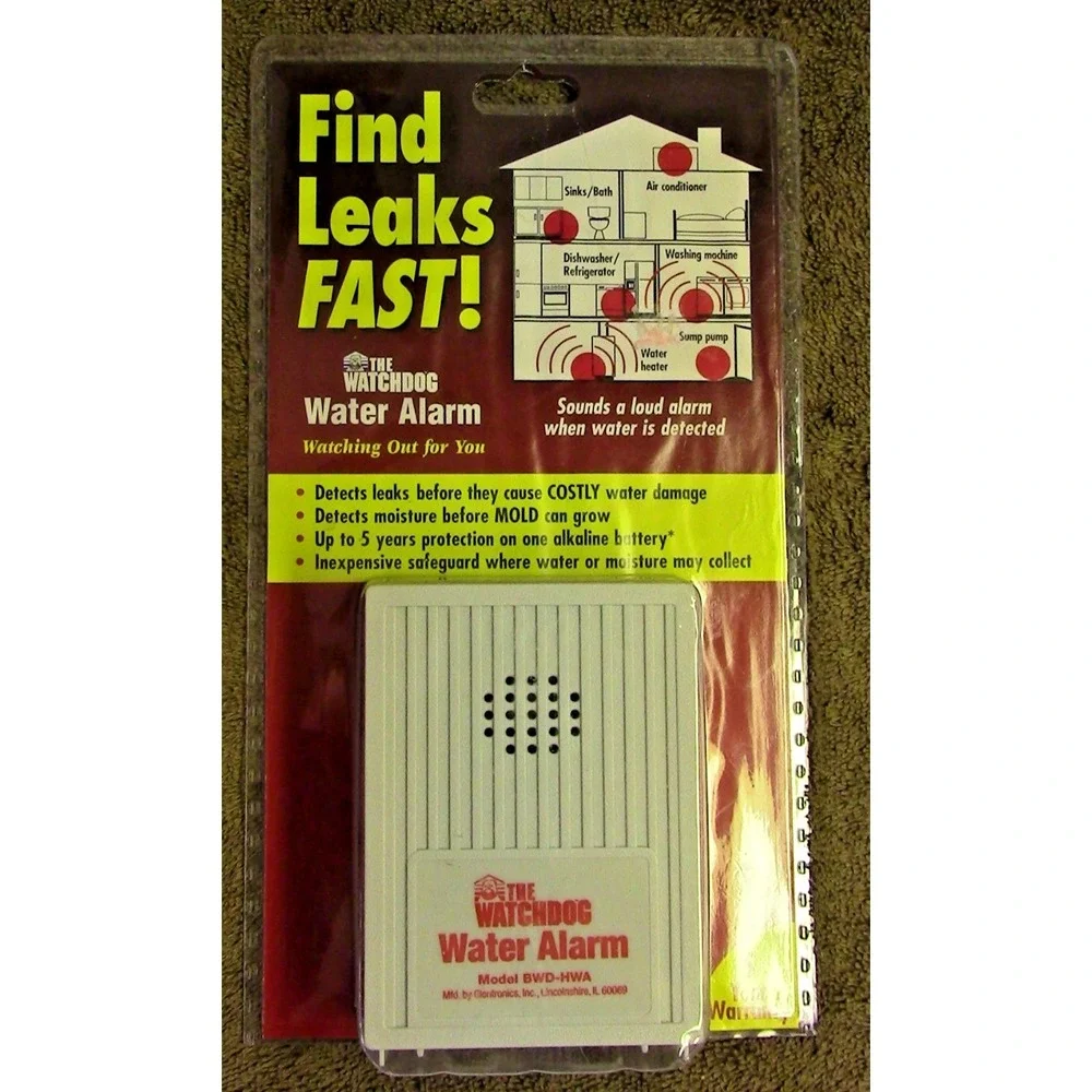Glentronics #BWD-HWA The Watchdog Water Alarm Early Leak Warning System