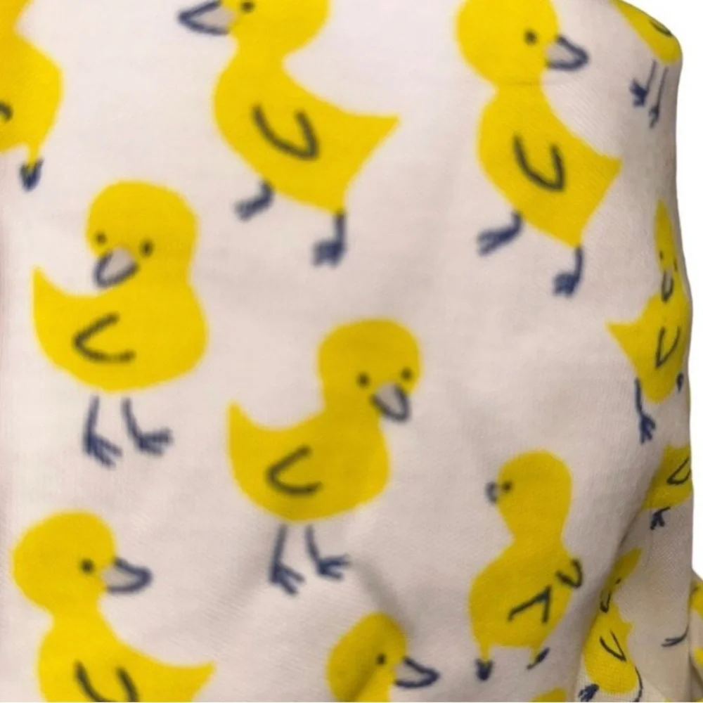 Roberta Roller Rabbit Yellow Duck Print Kids Hat