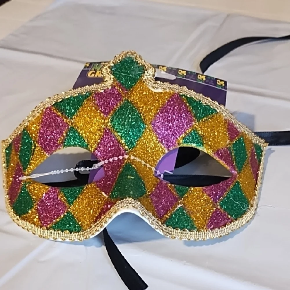 Mardi Gras vibrant masquerade