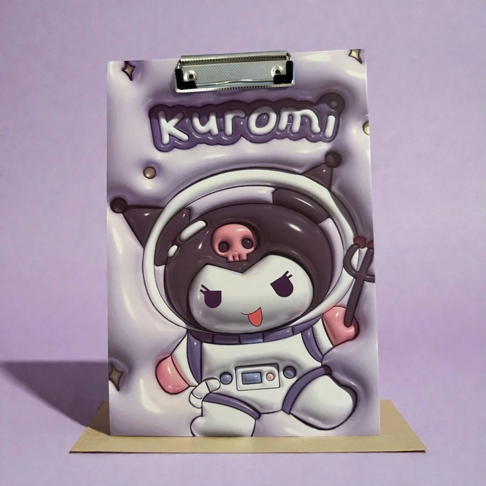 Kuromi Astronaut Clipboard