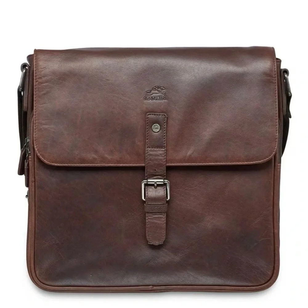 Mancini Buffalo Messenger Bag for 12