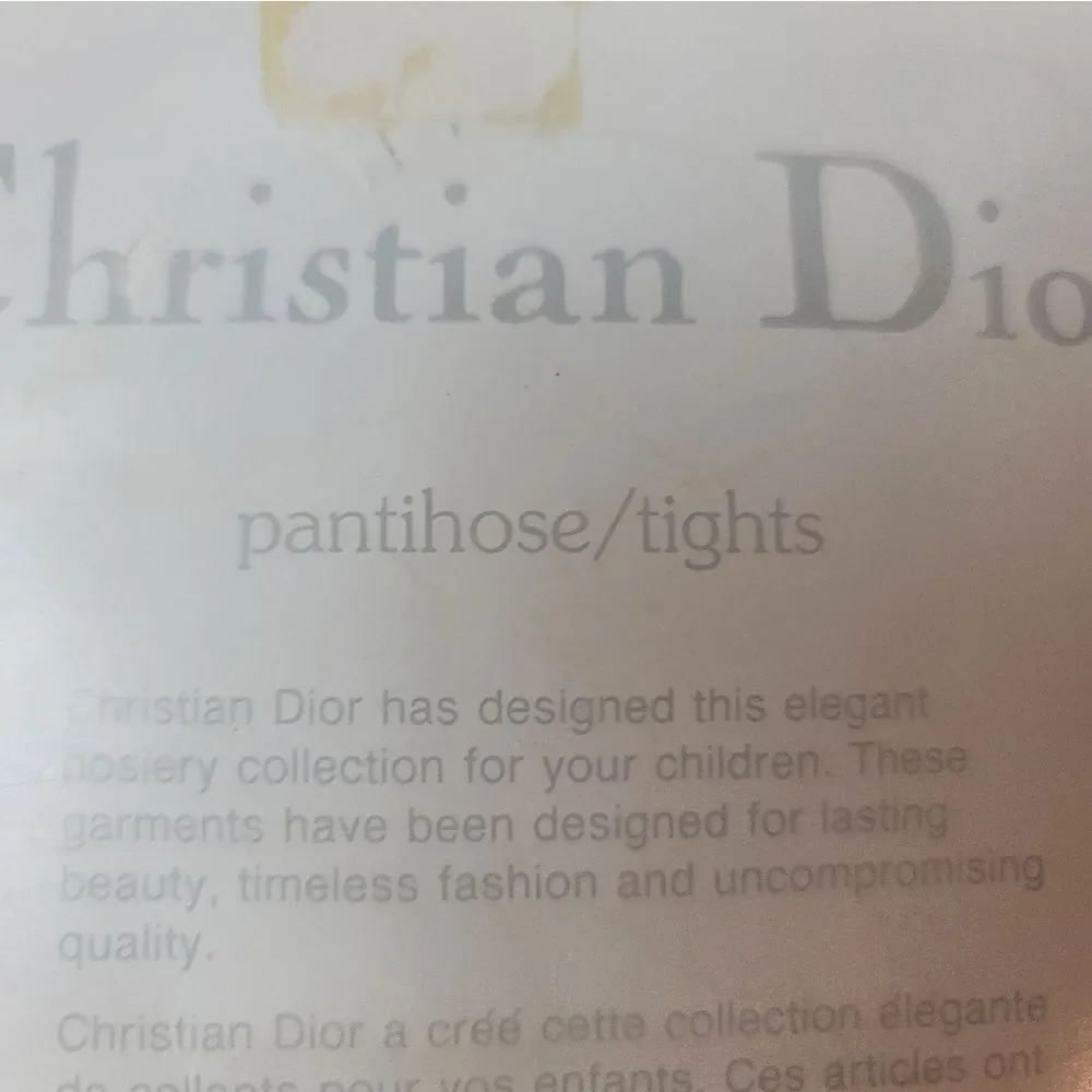 Dior size 100%