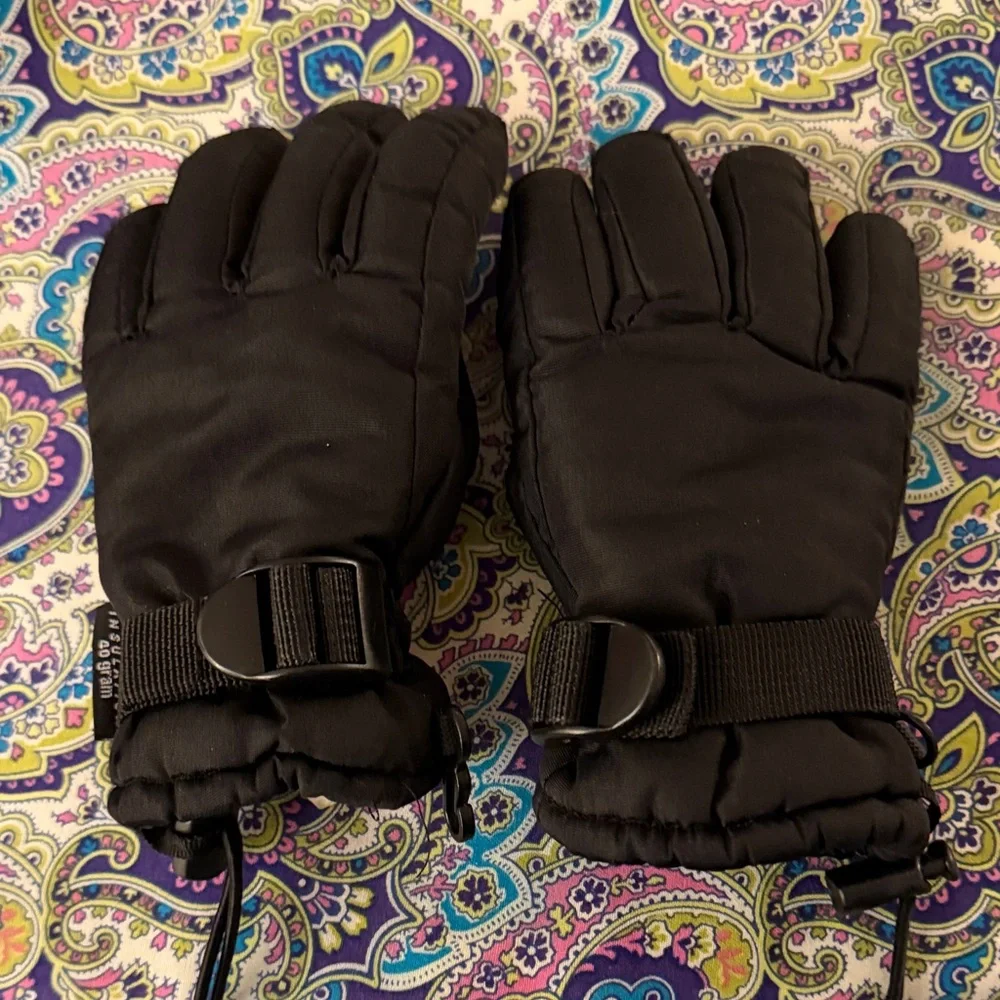 Waterproof Gloves ages 2-4 Black