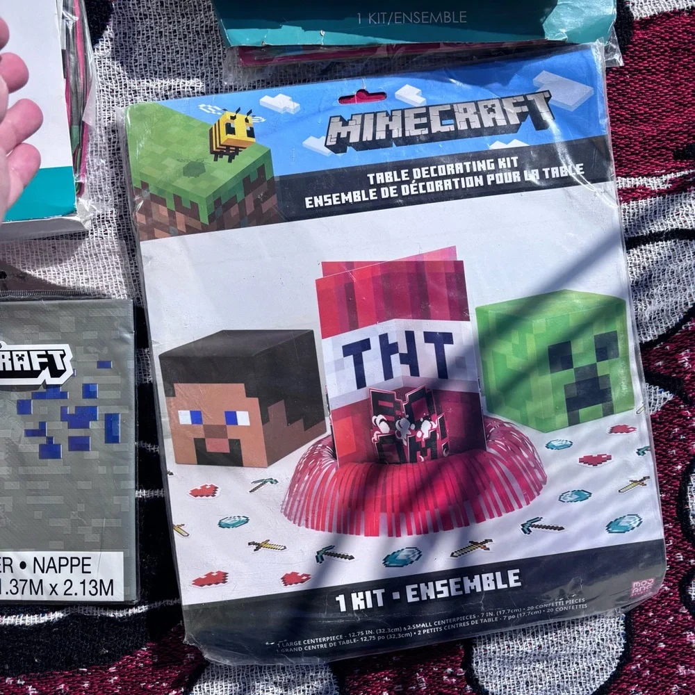 Minecraft birthday party
