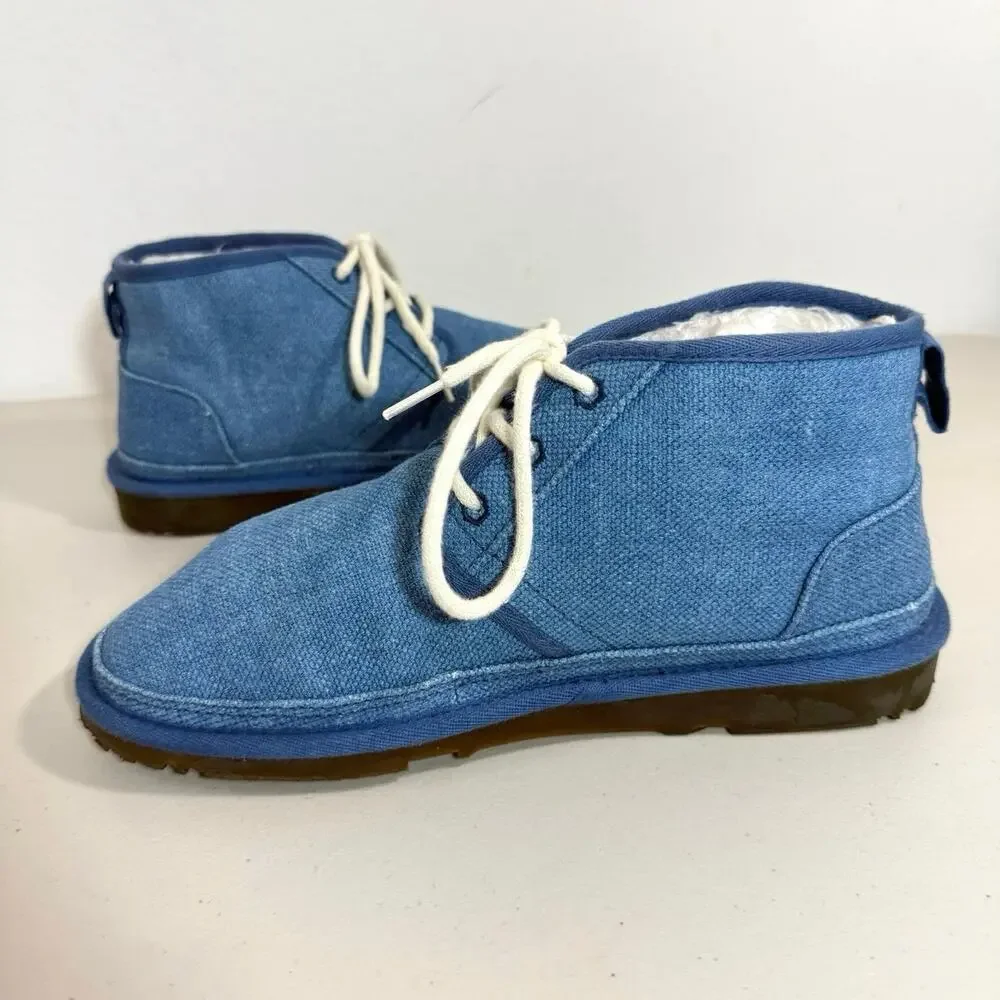 UGG Neumel Natural Indigo Chukka Boots Men’s Size 9 Lace Up