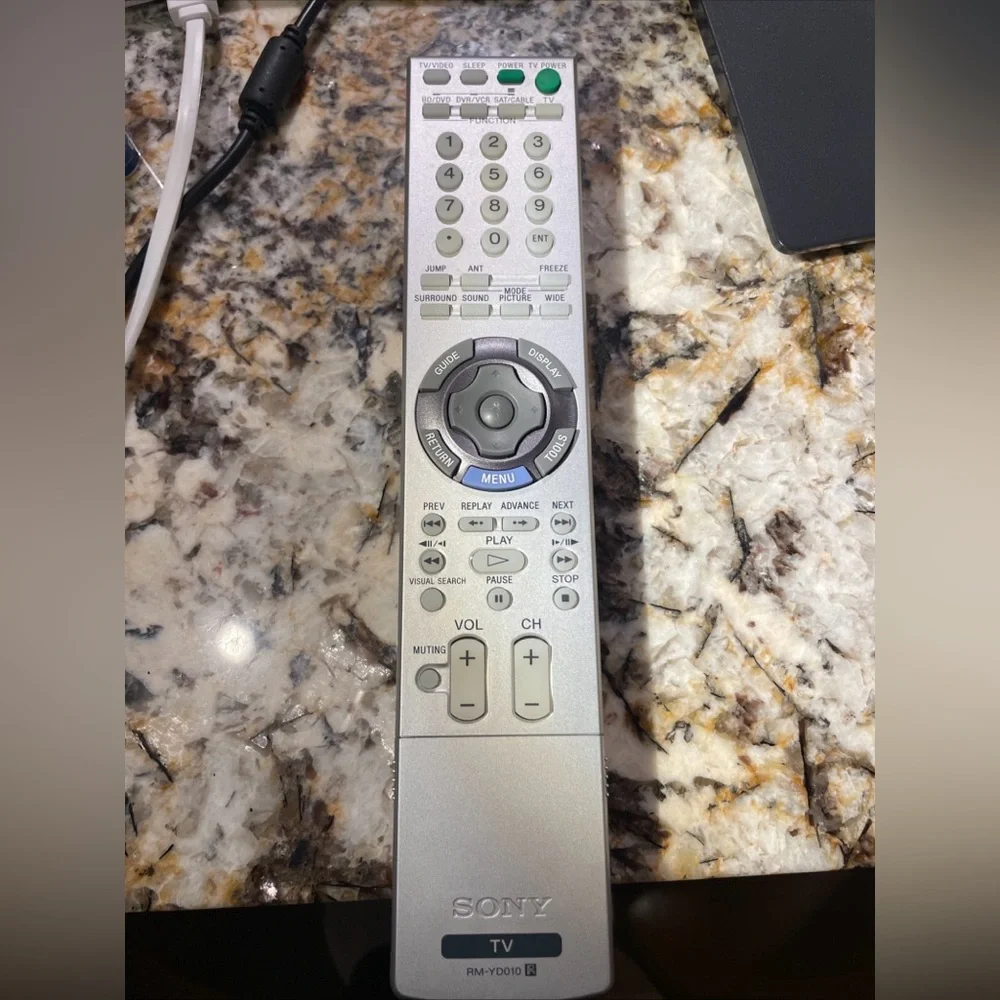 Original Sony TV Remote RM-YD010, KDF-50E2000 KDL-40XBR3 KDL-46XBR2 KDS55A2000